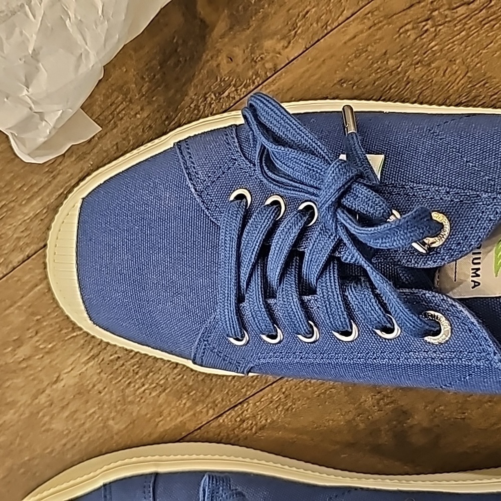 Cariuma OCA Low Shadow Blue Cancas Sneaker - Picture 6 of 11